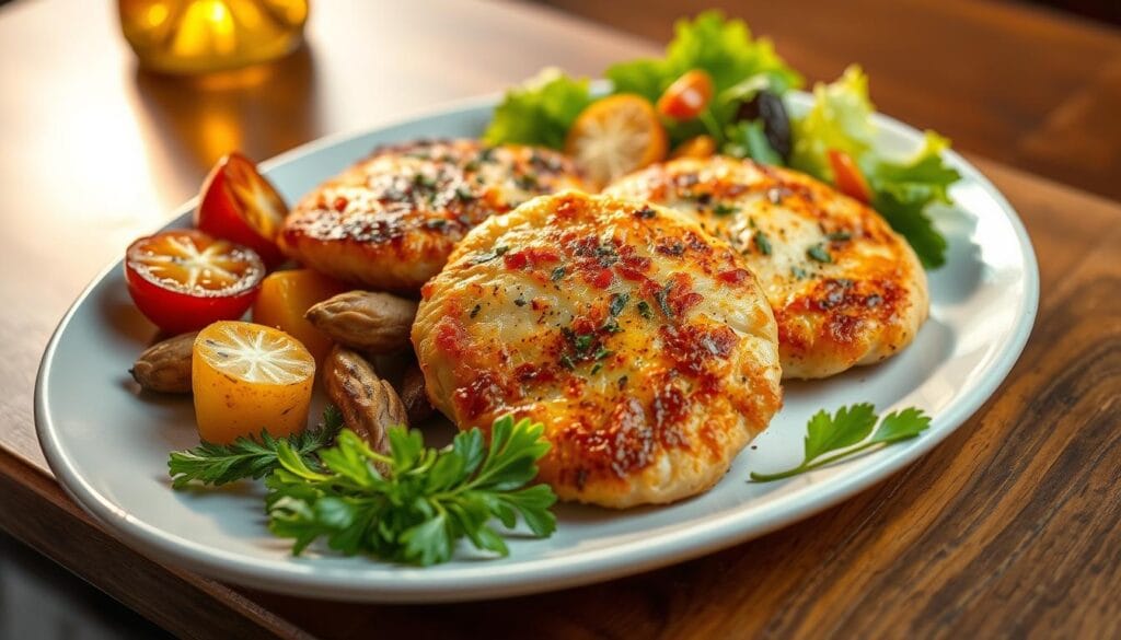 Baked chicken cutlets