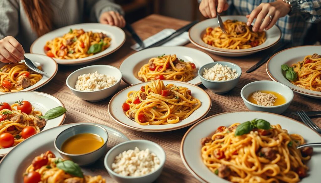 Family-friendly pasta dishes