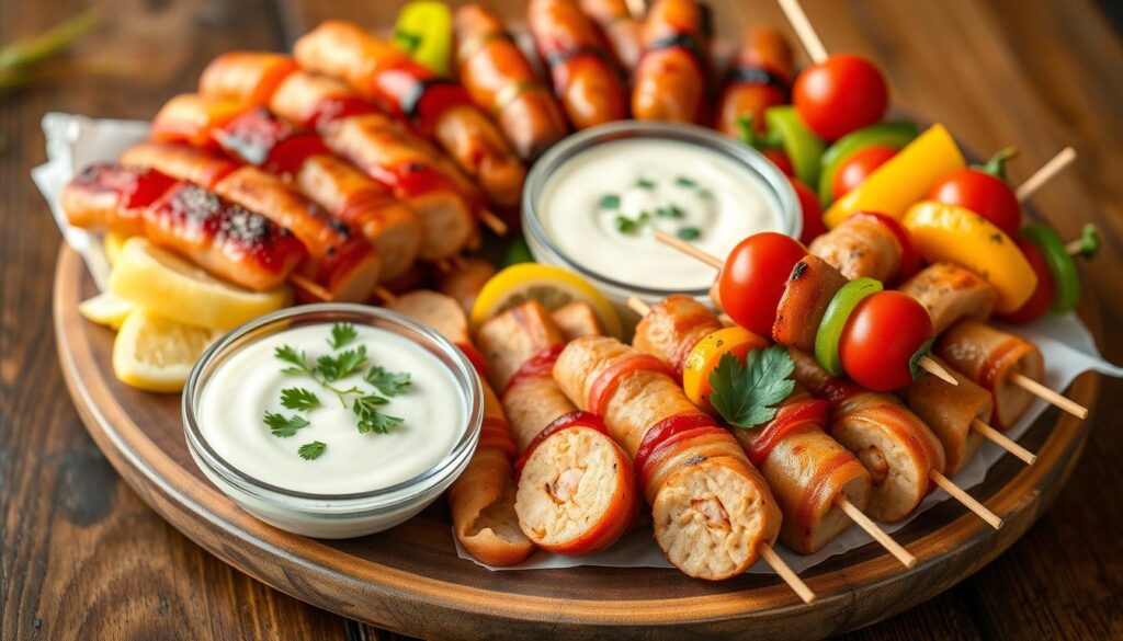 chicken sausage appetizers