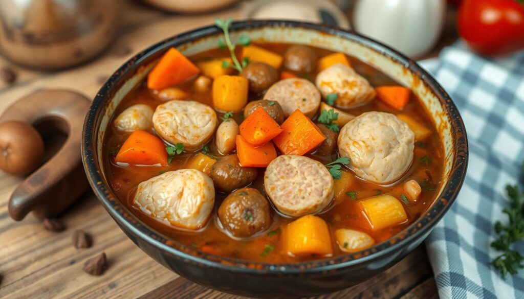 chicken sausage stew