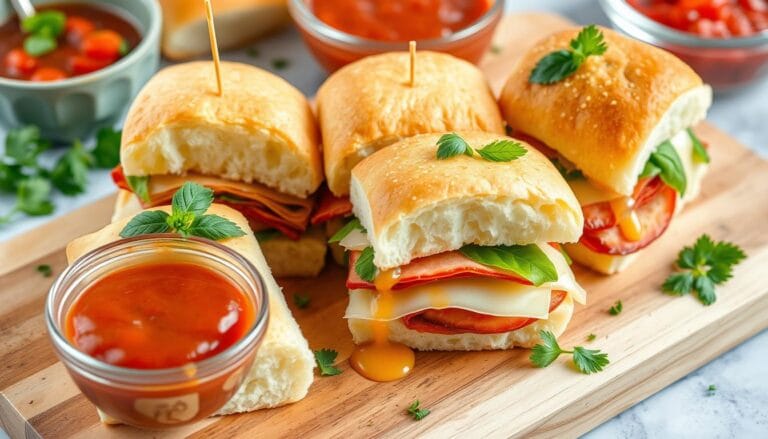 chopped italian sliders