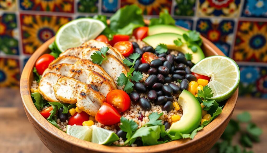 healthy Mexican chicken salad