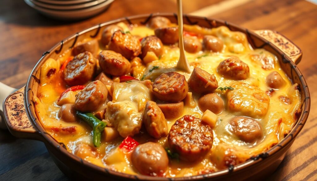 sausage chicken casserole