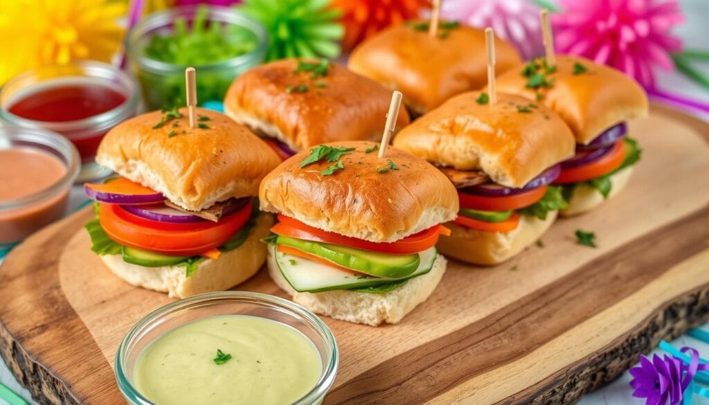 vegetarian sliders