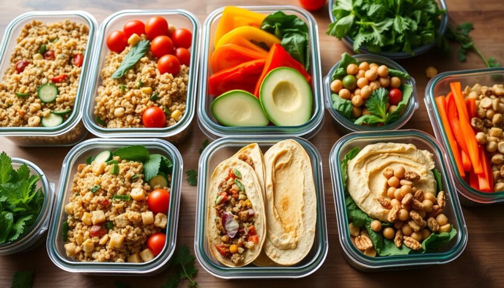 No-Cook Vegan Lunch Meal Prep