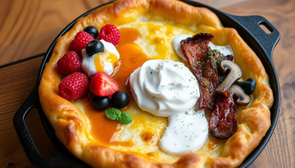 Sourdough Dutch Baby Toppings