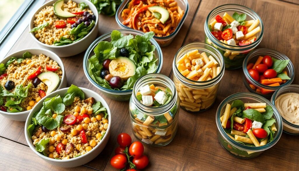 Vegetarian Meal Prep Lunches