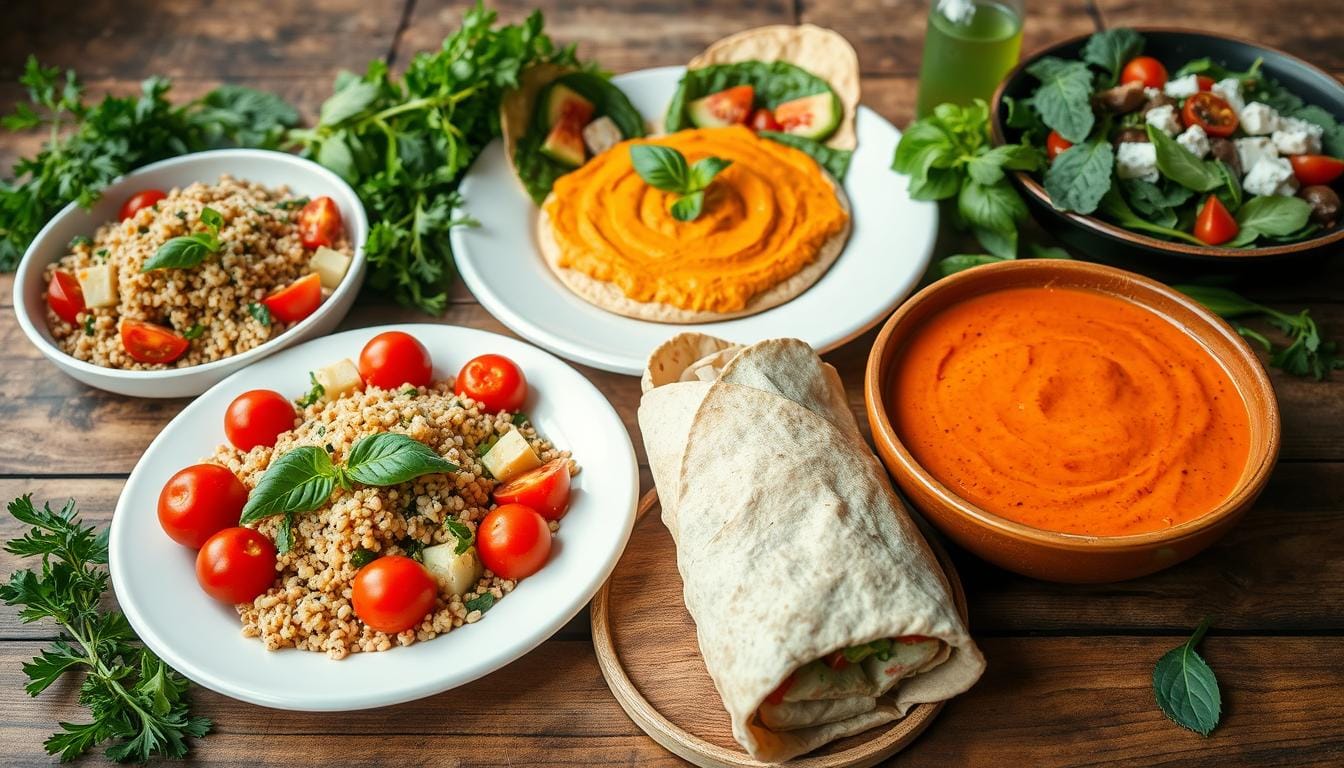 vegetarian diet lunch recipes